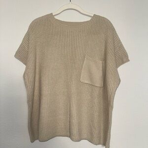 Tan Knit Sweater Top